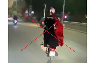 Xử phạt nam thanh niên chạy xe mô tô 'bốc đầu'