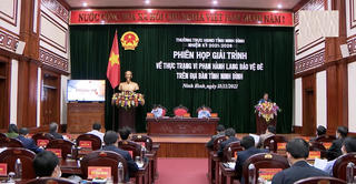 Ninh Bình: Giải trình về thực trạng vi phạm hành lang bảo vệ đê 