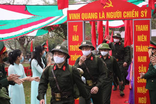 Nam Định: 2.550 thanh niên sẵn sàng lên đường nhập ngũ 