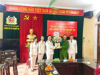 Lực lượng Hồ sơ Nghiệp vụ Công an tỉnh Nam Định kỷ niệm 65 năm ngày truyền thống 