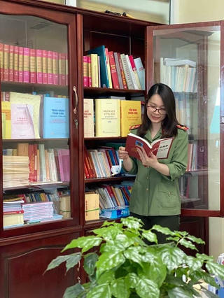 Nam Định: Công an tỉnh hưởng ứng ngày Sách và Văn hóa đọc Việt Nam