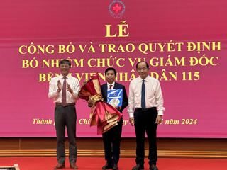 Bác sĩ Trần Văn Sóng làm Giám đốc Bệnh viện Nhân dân 115