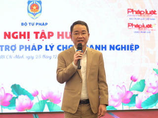 Bộ Tư pháp tập huấn về công tác hỗ trợ pháp lý cho doanh nghiệp tại TP HCM