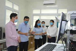 Thái Bình trang bị hệ thống máy xét nghiệm phát hiện nhanh Covid-19  