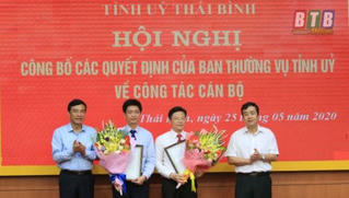 Thái Bình bổ nhiệm Hiệu trưởng Trường Chính trị, Phó Giám đốc Sở Y tế