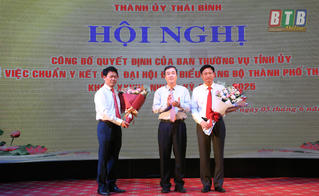 Thành ủy Thái Bình có tân Bí thư