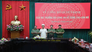 Công an tỉnh Thái Bình có tân Phó Giám đốc