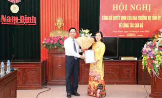  Bổ nhiệm Tổng Biên tập Báo Nam Định