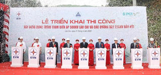 EVN triển khai thi công xây dựng công trình Trạm biến áp 500kV Lào Cai và các đường dây 220kV đấu nối