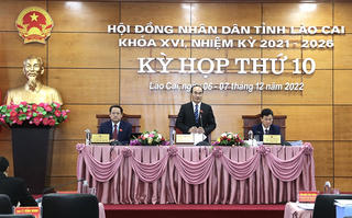 Lào cai: Kỳ họp thứ 10 HĐND tỉnh Khoá XVI đã biểu quyết thông qua 30 Nghị quyết và quyết nghị 