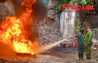 Ra mắt mô hình "Điểm chữa cháy công cộng" đầu tiên tại thành phố Lào Cai