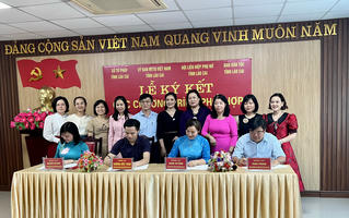 Sở Tư pháp Lào Cai ký kết các Chương trình phối hợp công tác 