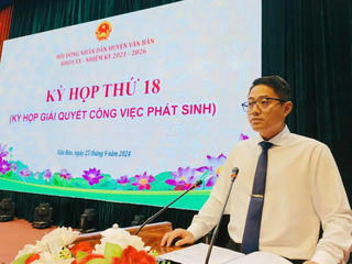 Ông Ngô Hoài Linh làm Chủ tịch huyện Văn Bàn