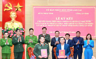 Công an tỉnh Lào Cai tiếp nhận nhiệm vụ từ các sở, ngành