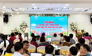 Tập huấn xây dựng mô hình trường học thông minh, thích ứng biến đổi khí hậu tại Lào Cai