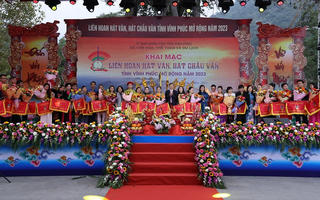  Liên hoan Hát văn, hát Chầu văn tỉnh Vĩnh Phúc mở rộng năm 2023 