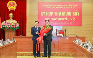 Ông Trần Duy Đông được bầu làm Chủ tịch UBND tỉnh Vĩnh Phúc