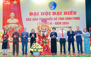 Thứ trưởng Nông Thị Hà dự Đại hội đại biểu các dân tộc thiểu số tỉnh Vĩnh Phúc