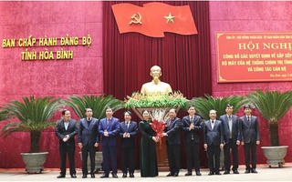 Hòa Bình hoàn thành sắp xếp, tổ chức tinh gọn bộ máy