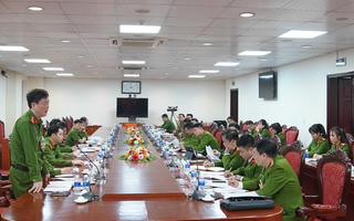 Đoàn kiểm tra Bộ Công an làm việc tại tỉnh Hòa Bình