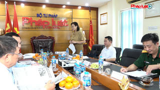 Họp Hội đồng bình chọn “Gương sáng Pháp luật”