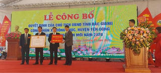 Xã Đồng Phúc (Bắc Giang) nhận Bằng công nhận đạt chuẩn nông thôn mới 