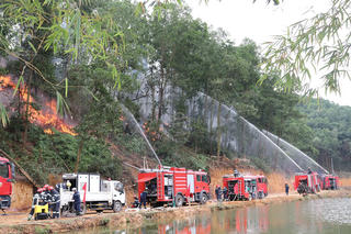 Diễn tập phòng cháy, chữa cháy rừng cấp quốc gia tại huyện Ba Vì