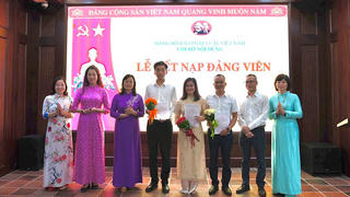 Chi bộ Khối Nội dung, Đảng bộ Báo Pháp luật Việt Nam kết nạp đảng viên mới