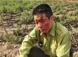 Tạm giữ 7 đối tượng tấn công kiểm lâm 