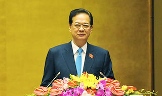 418 ĐBQH  đồng ý miễn nhiệm Thủ tướng Nguyễn Tấn Dũng 