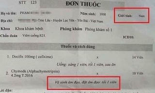 Bác sỹ kê thuốc 'đặt âm đạo' cho bé trai bị sâu răng