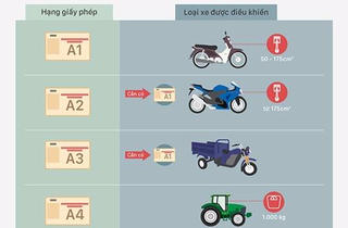 Thời hạn sử dụng các loại giấy phép lái xe