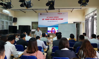 Báo Pháp luật Việt Nam khai giảng lớp học bồi dưỡng cho phóng viên trẻ