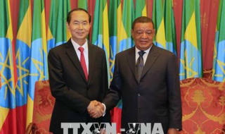 Chủ tịch nước Trần Đại Quang kết thúc chuyến thăm Ethiopia