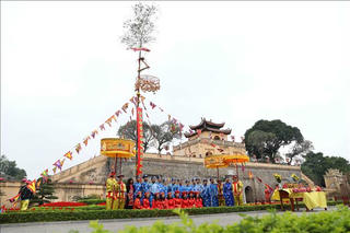 Nghi lễ 'Tống cựu nghinh Tân' tại Hoàng thành Thăng Long