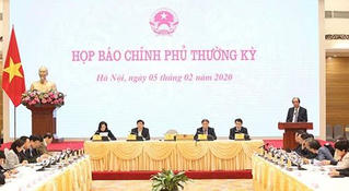 "Nóng" phiên họp báo Chính phủ đầu năm vì tình hình dịch bệnh do Corona