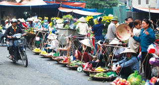 Chợ cóc Hà Nội những ngày giãn cách