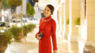 Duyên dáng áo dài Xuân