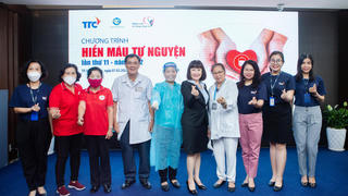  Tập đoàn TTC tổ chức chương trình hiến máu tự nguyện “Niềm vui từ lòng nhân ái” 