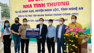 Tập đoàn TTC hỗ trợ xây dựng 50 nhà tình thương tại các tỉnh miền Trung 
