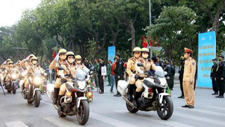 Quyết tâm của lực lượng cảnh sát giao thông
