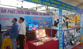 Hội chợ Công thương Đồng bằng Sông Hồng - Vĩnh Phúc 2022: Triển lãm trưng bày, giới thiệu sản phẩm tiết kiệm năng lượng