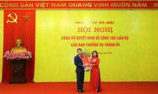 Bí thư Đảng ủy Khối các cơ quan Thành phố Hà Nội nhận nhiệm vụ mới - Bí thư Huyện ủy Thạch Thất