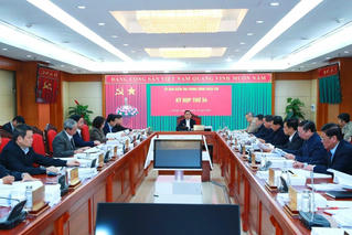 Thông cáo báo chí Kỳ họp thứ 34 của Ủy ban Kiểm tra Trung ương