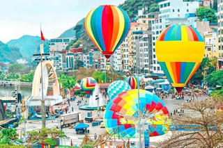 Bay cùng khinh khí cầu, ngắm Hải Phòng từ trên cao 