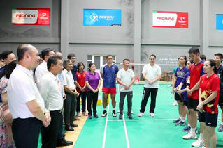 Thứ trưởng Hoàng Đạo Cương thăm và kiểm tra công tác chuẩn bị lực lượng tham dự Olympic Paris của Đội tuyển Cầu lông Việt Nam tại Trường Đại học TDTT Bắc Ninh