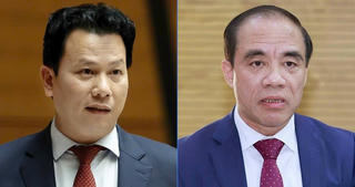 Cho thôi nhiệm vụ đại biểu Quốc hội với ông Đặng Quốc Khánh và ông Chẩu Văn Lâm