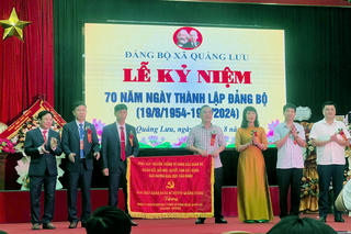 Đảng bộ xã Quảng Lưu kỷ niệm 70 năm ngày thành lập 