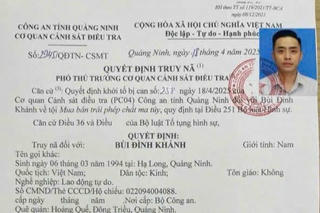 Phát lệnh truy nã Bùi Đình Khánh về hành vi mua bán trái phép chất ma tuý