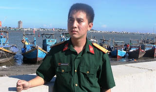 Lính trên cạn 'say' thơ biển, đảo